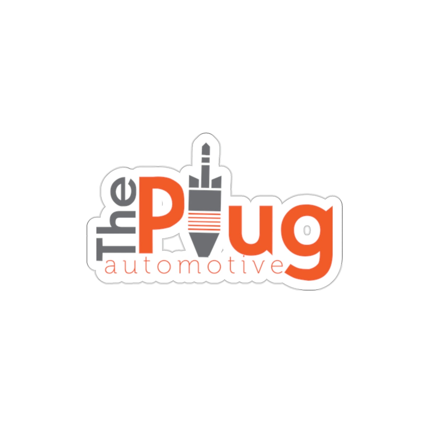 the plug automotive Die-Cut Stickers